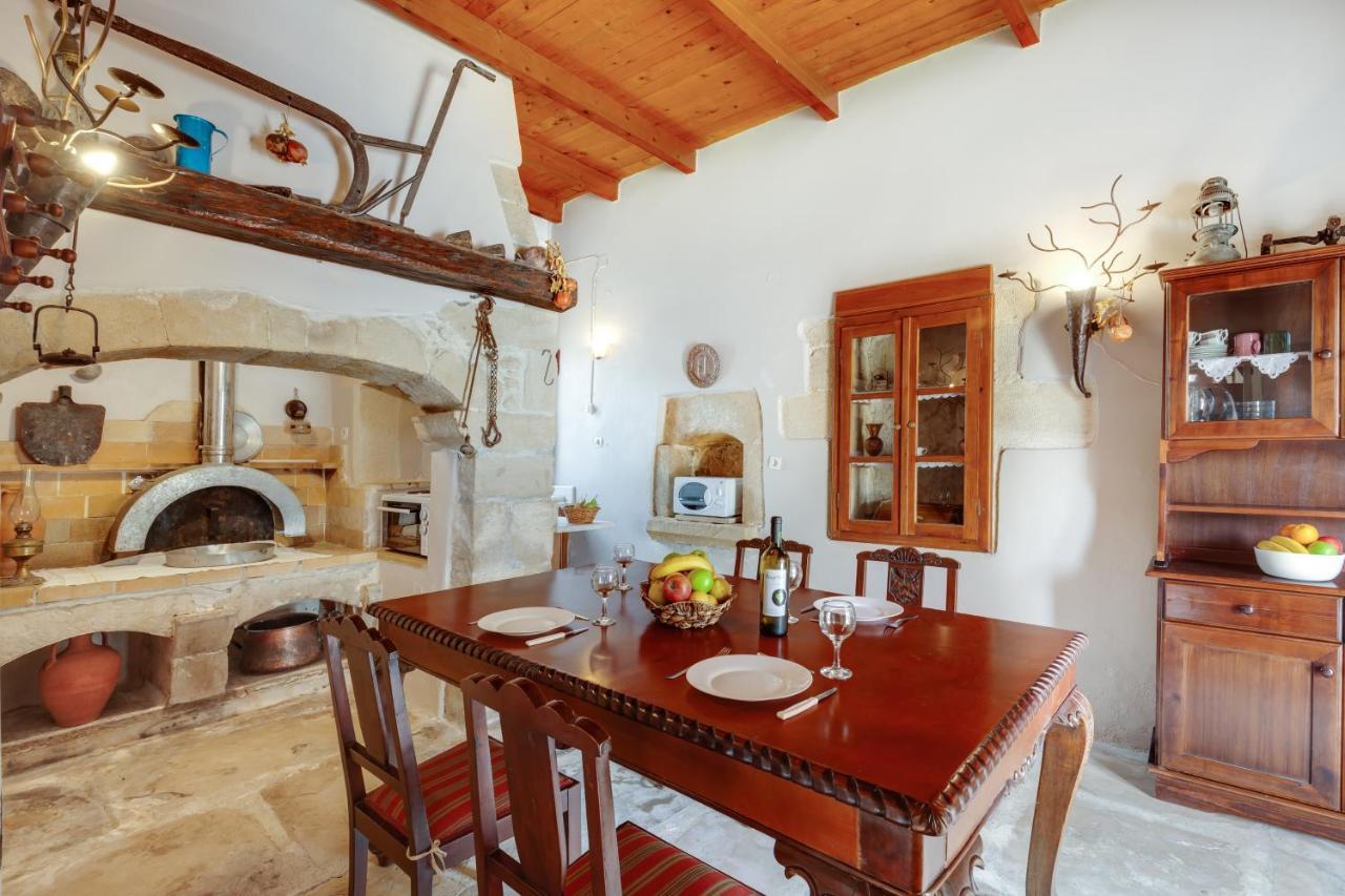 Traditional Home Vereniki With Heated Pool - By Apokoronas Villas Gavalochori Экстерьер фото